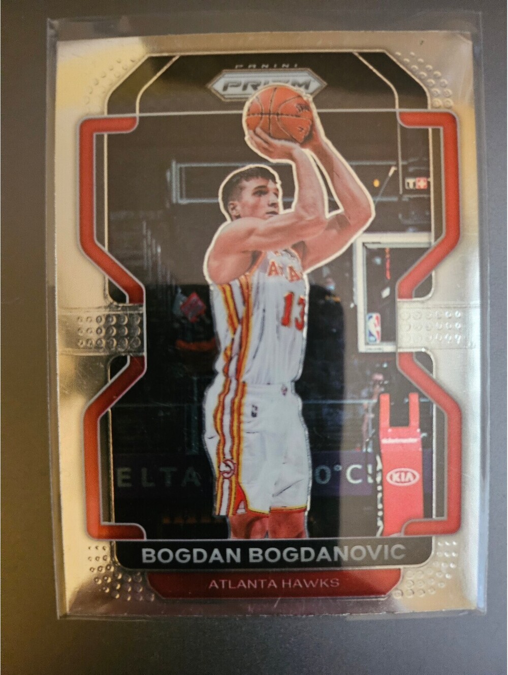 2021-22 Panini Prizm Bogdan Bogdanovic Silver Prizm #149 Atlanta Hawks - Picture 1 of 2